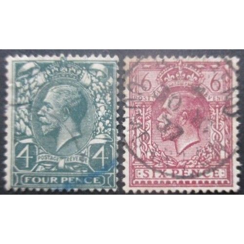Royaume-Uni N°165 Et 167 Oblitérés