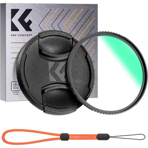 72mm Filtre UV Protection K Série et Bouchon d'objectif et et Courroie pour Appareil Photo