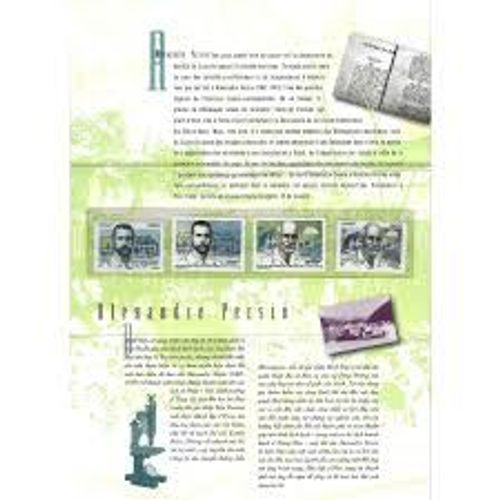 Alexandre Yersin Médecin Bactériologiste Portraits Émission Commune France/Vietnam Pochette Souvenir N° 47 Année 2013 N° 4798 4799 Yvert Et Tellier Luxe