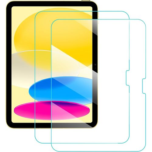 Protection Ecran Ipad Effet Papier, Lot De 2 Films En Verre Trempé Ipad 10 Eme Génération 0.15mm, Haute Définition Clair Fluide Et Précise, Compatible Pencil (Ipad 10)