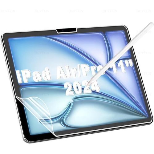 Protecteur D'écran Pour Tablette Papier Compatible Avec Ipad Air 11 (2024) 11.0"" Film Transparent D'hydrogel Mat, Ultra-Mince, Anti-Empreintes Digitales, Anti-Reflet