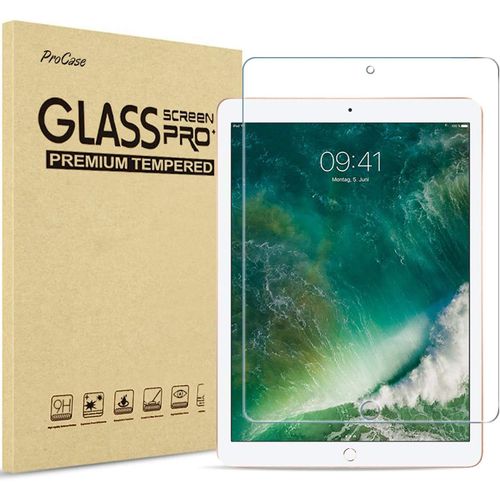 Verre Trempé Pour Ipad Pro 12.9 En 2017/2015 (Modèle : A1584 A1652 A1670 A1671 A1821), Film Protection Screen Protecteur, Anti Rayures Sans Bulles 0.33mm Épaisseur