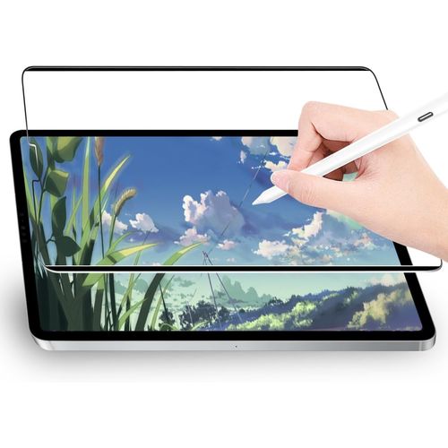 Film De Protection D'écran Magnétique En Papier Pour Ipad Pro 12,9"" 2022/2021/2020/2018 (6e/5e/4e/3ème), Amovible Et , Pour Dessin, Écriture, Croquis, Sensation Sur Papier,