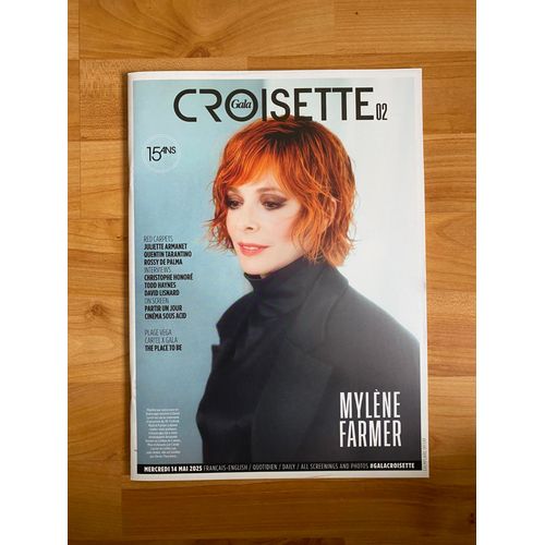Quotidien Gala Croisette 2 - Festival De Cannes 2025 - Mylène Farmer En Couverture