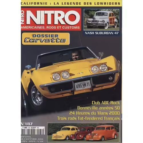 Nitro 187 De 2000 Nash Ambassador Suburban,Corvette 58,Corvette 54,Grand Sport Replica,Stingray 427 Convertible,Rods Fat Fendered