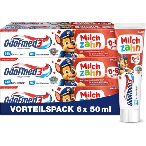 Lot De 6 Dentifrices Dentifrice Pour Enfants De 0 À 6 Ans Développé Par Des Experts Dentaires Pour Des Dents De Lait Saines 6 X 50 Ml 