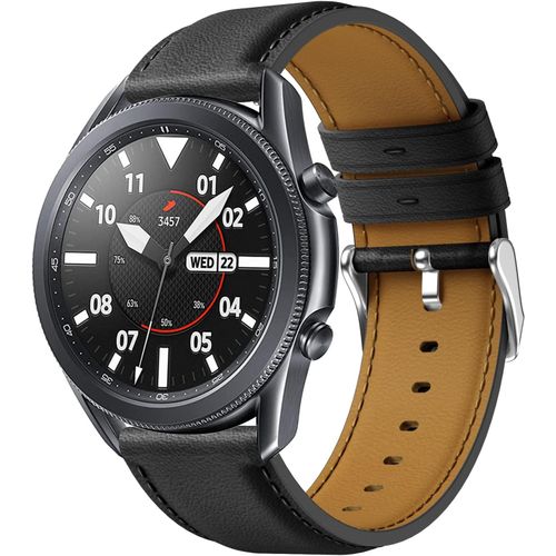 22mm Bracelet En Cuir Pour Samsung Galaxy Watch 46mm/Galaxy Watch 3 45mm/Gear S3 Frontier/Classic Bracelet Bande Sangle Pour Huawei Watch Gt 2 46mm/Gt 2 Pro/Gt 3 46mm Pour Homme Fe[Con5302942]