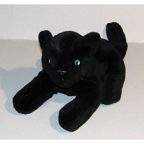 Peluche Panthere Noire zelie la pelucherie Doudou Bébé Animal Felin