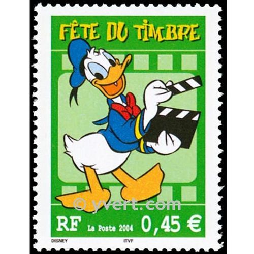 Fête Du Timbre : Disney : Donald Année 2004 N° 3642 Yvert Et Tellier Luxe