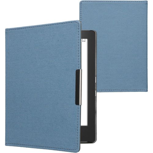Étui L Use Compatible Avec Kobo Aura H2o Edition 1 - Étui À Rabat Magnétique Protection En Jean - Bleu[Ave5300758]