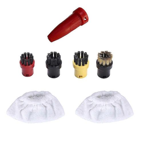 Buse d¿arrosage et serpillière pour SC1 SC2 SC3 SC4 Grande brosse ronde Brosse de nettoyage pour nettoyeur vapeur Swe