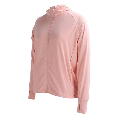 Veste De Protection Solaire Pour Femmes Uv Résistant Manches Longues Refroidissement Respirant Vêtements De Soleil Pour L #39;Été Rose Xl/2xl