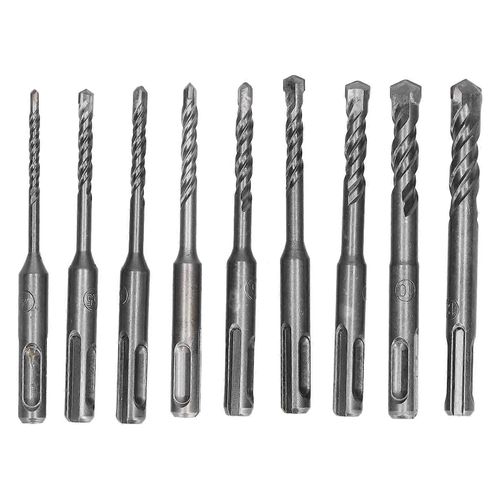 Foret de maçonnerie ensemble Pointe en carbure Outil de marteau rotatif pour brique béton roche 412mm de diamètre110mm