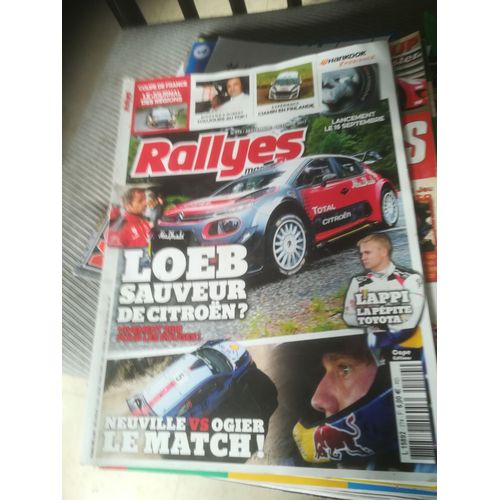 Rallyes Magazine 274 De 2017 Fiat Kit R4 Oreca,Citroen Racing,Lappi,Ciamin,Robert,Berfa,Langres,Puppo