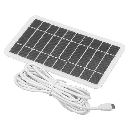 Chargeur De Panneau Solaire 2w 5v Chargeur Solaire Usb Portable Polysilicium Pour Téléphone Portable Appareils Électriques De Faible Puissance