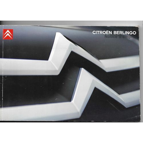 Manuel D'Utilisation Citroën Berlingo 2008