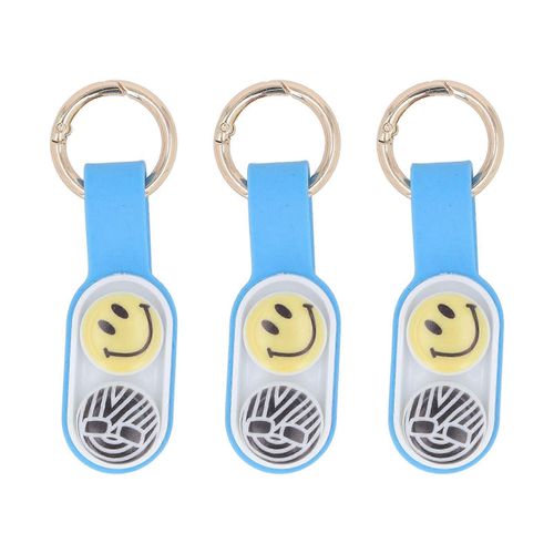 3 Pcs Puck Fidget Bleu Inodore Silicone Soulagement Du Stress Aimant Fort Trick Aimant Fidget Jouet pour Enfants Adultes