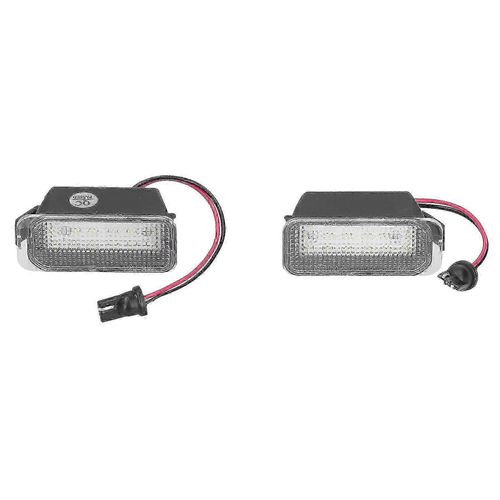 Paire De Feux De Plaque D¿Immatriculation De Voiture Led 12v 3w En Plastique Plug And Play Pour Ford Focus Mk2 Da3 5d 20062010