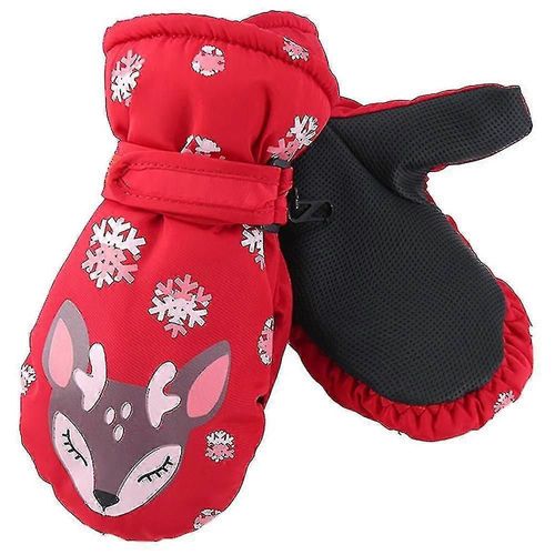 Enfants Hiver Gants De Neige Bébé Garçons Imperméable À L¿Eau Mitaines De Ski Filles Coupe-Vent Gant Chaud
