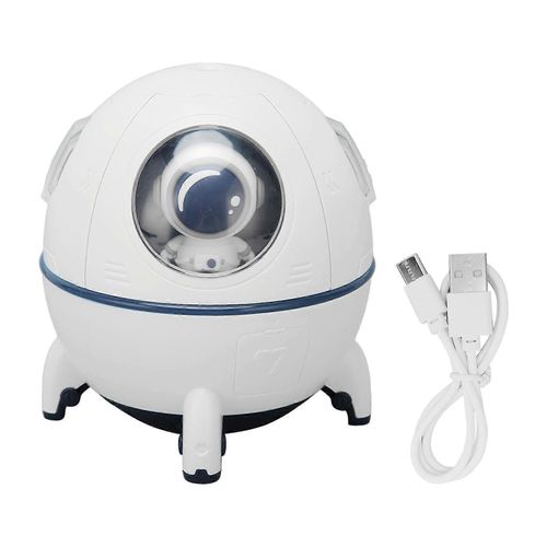 Humidificateur d¿air de capsule spatiale à deux niveaux fonctionnement silencieux Humidificateurs de brume fraîche d¿humidité de brouillard fin pour voiture de bureau