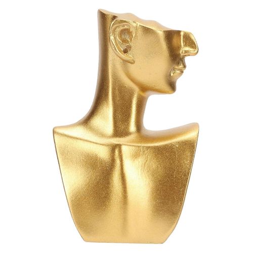 Portrait Modèle Bijoux Présentoir Polyvalent Petit Collier De Bijoux En Résine Stand Pour Bijouterie Or