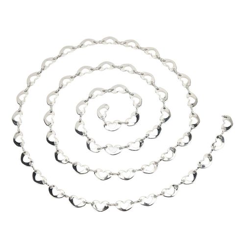 1 Yard Love Waist Chain Exquis Simple Love Belly Chain Vêtements Shoulder Straps Shoe Bag Décoration Dames Cadeau