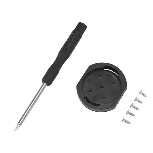 Ensemble d¿outils de réparation d¿ordinateur de vélo 5 vis Support d¿ordinateur Base fixe de remplacement pour Garmin