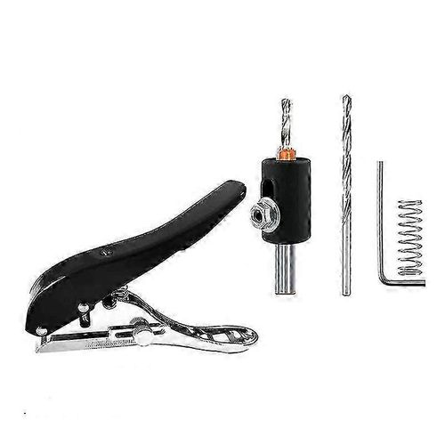 Perforateur Monotrou Robuste De 8 Mm Compatible Avec L¿Artisanat De Papier, Capacité De Perforation De 20 Feuilles, Coupe-Papier À Pince Perforatrice Ronde