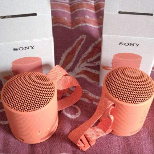 Lot de 2 enceintes Sony xb100 orange