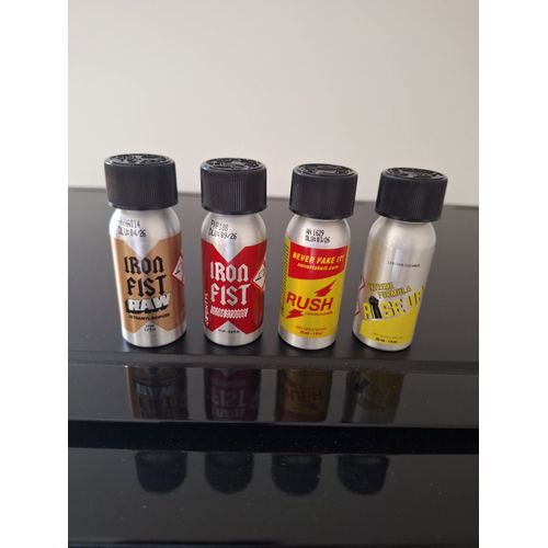 Poppers Iron Fist Raw 25 Ml - Ultra Strong - Rush Pocket - Rise Up Extreme 30ml