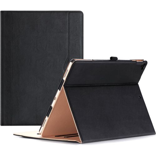 Gothicana By Empétui Ipad Pro 1ère/2ème Génération, A1584 A1652(En 2015), A1670 A1671 A1821(En 2017), Housse Case De Protection, Multiples Angles Pour Ancien Ipad Pro 12.9 Pouces-Noir