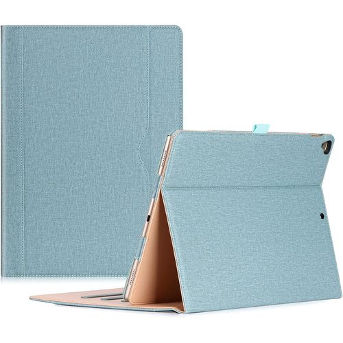Gothicana By Empétui Ipad Pro 1ère/2ème Génération, A1584 A1652(En 2015), A1670 A1671 A1821(En 2017), Housse Case De Protection, Multiples Angles Pour Ancien Ipad Pro 12.9 Pouces-Sarcelle