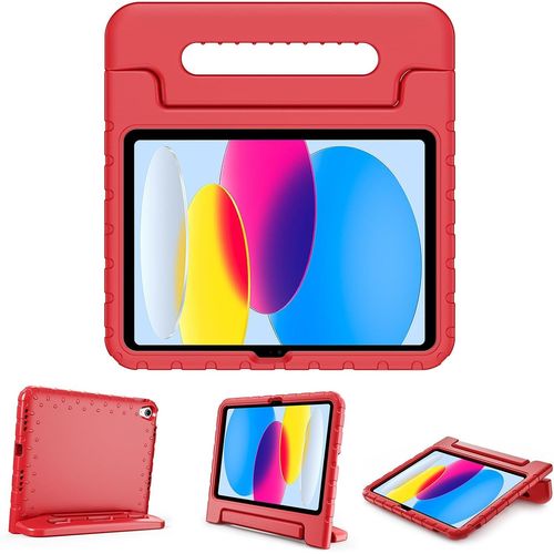 Gothicana By Empcoque Enfant Antichoc Pour Ipad 11 Pouces(A16) 2025, Ipad 10ème Génération 10,9 Pouces 2022, Housse De Protection Avec Porte-Stylet Pour Enfant, En Silicone Avec Poignée Transport-Rou