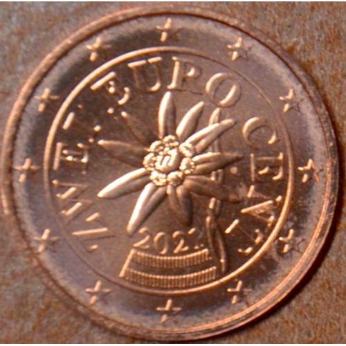 Autriche 2021 - Piece De 2 Centimes D' Euro De Serie Neuve
