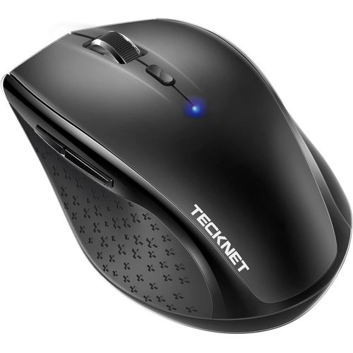 CLOUDDS_Souris Bluetooth Sans Fil,Wireless Mouse,6 Niveaux De Dpi Ajustables,3200 Dpi,6 Boutons Bluetooth Mouse Pour Windows 11/10/8.1/8/7/Vista/Xp/Mac Ordinateur Portable/Bureau