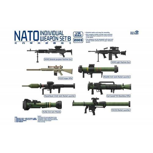 Magic Factory - Nato Individual Weapon Set Bmaquette Figurine Nato Individual Weapon Set B Magic Factory |2003| 1:35 Figurine Miniature