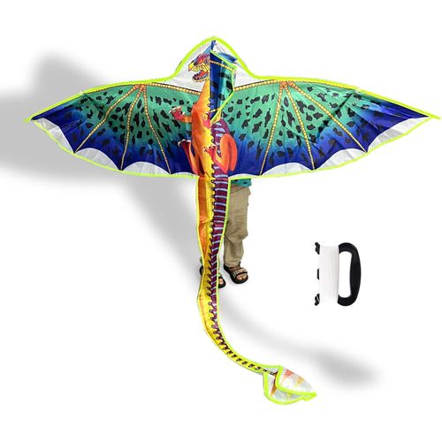 Ytseazn-3pcs Cerf-Volant Simple,Cerf-Volant Arc-En-Ciel + Cerf-Volant Aigle + Cerf-Volant Chiot,Adapté Aux Enfants Et Aux Adultes,Jeux De Plein Air Et Activités Du Parc De La Plage