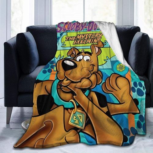 Scooby Doo Couverture Flanelle Chaude Couvertures En Peluche Pour Lits Canapé Canapé Pique-Nique Camping