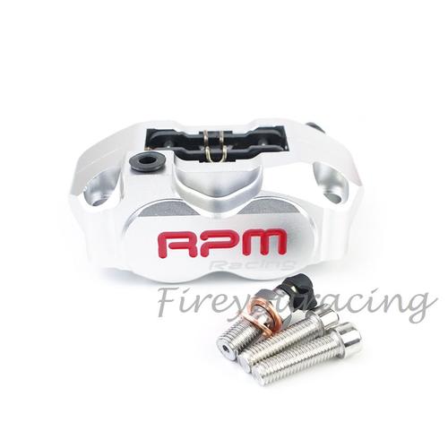 Silver Pompe D'étrier De Frein Universelle Pour Moto, Disque De Frein Pour Wisp Rsz Turtle King Radiant, 4 Pistons, Installation 82mm, 200mm, 220mm ""Nipseyteko""