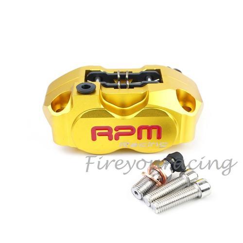 Gold Pompe D'étrier De Frein Universelle Pour Moto, Disque De Frein Pour Wisp Rsz Turtle King Radiant, 4 Pistons, Installation 82mm, 200mm, 220mm ""Nipseyteko""