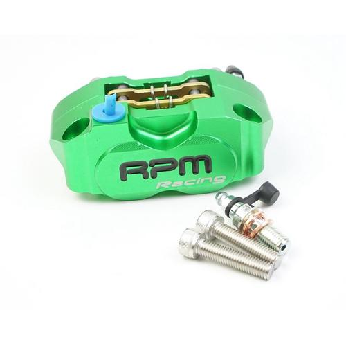 Green Pompe D'étrier De Frein Universelle Pour Moto, Disque De Frein Pour Wisp Rsz Turtle King Radiant, 4 Pistons, Installation 82mm, 200mm, 220mm ""Nipseyteko""