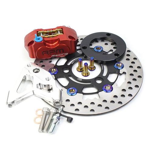 Fast 220 Orange Kit De Disques De Frein Universels Pour Moto, 3 Trous, Disque Flottant De Pas De 70mm, Rotor De Frein De 220mm, Streetbike, Pitbike, Ected Pa Yamaha ""Nipseyteko""