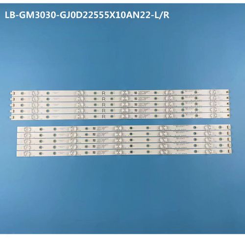 Bande de rétroéclairage LED PHILIPS 55 en effet TV LB-GM3030-GJ0D22555X10AN22-R-1-H 55pus730 4/12 55pus6704 55PUS7394 55PUSexecute 4 ""Nipseyteko""