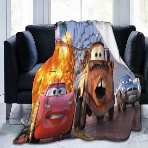 Cars Lightning Mcqueen Couverture Canapé Couverture Sieste Couverture Mélange De Laine Couverture De Bureau