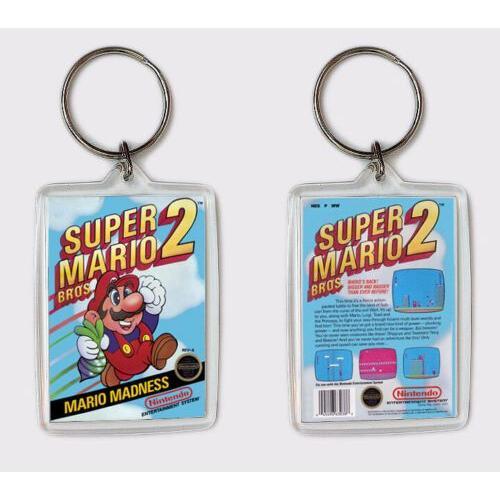 Porte-Clé En Plastique Super Mario Bros 2 Nintendo Nes