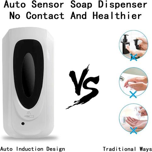 Distributeur de savon automatique SJsee, distributeur de savon automatique  avec capteur distributeur de savon mousse avec