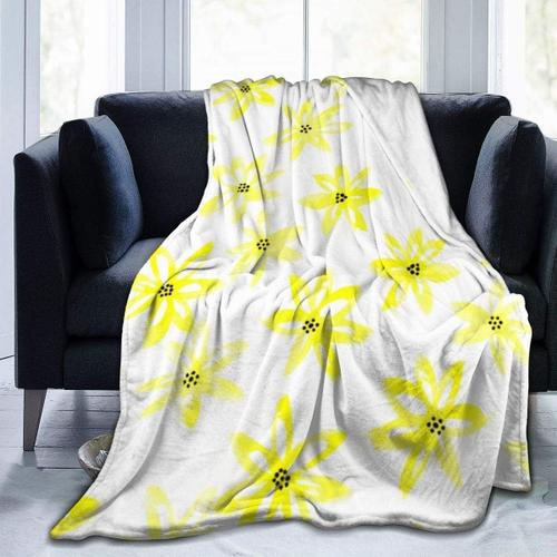 Fleurs De Marguerite Jaune Plaid