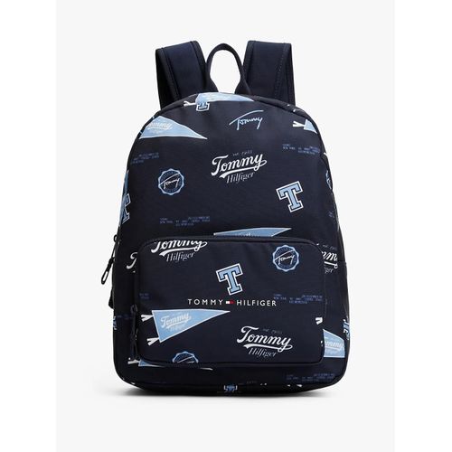 Sac à dos Essential à motif logo pour enfant TH ESSENTIAL PRINTED BACKPACK/Space Blue All Over Print