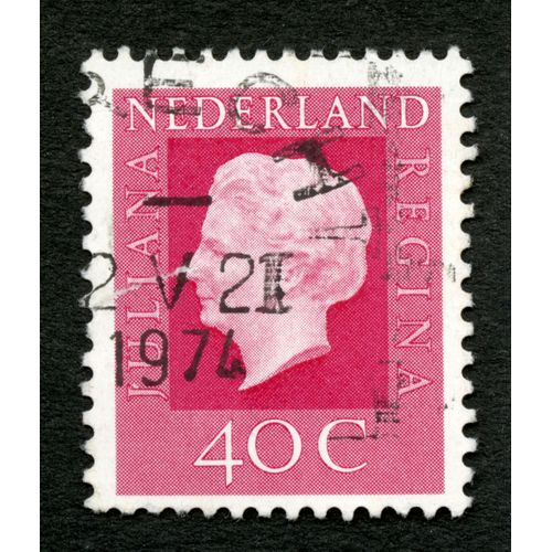 Timbre Oblitéré Nederland, Juliana Regina, 40 C