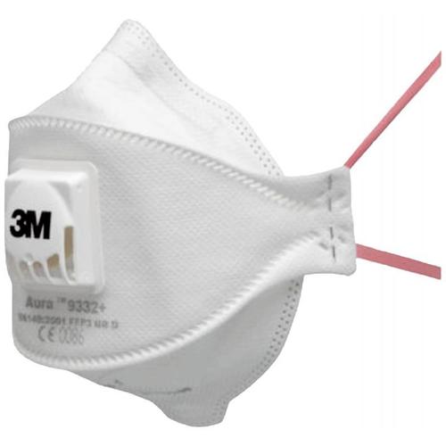 Masque de protection respiratoire 9332+ FFP3/V NRD avec valve d'expiration 120 pcs/cp 3M (Par 10)